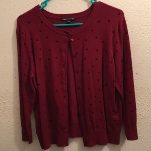 Polka dot cardigan